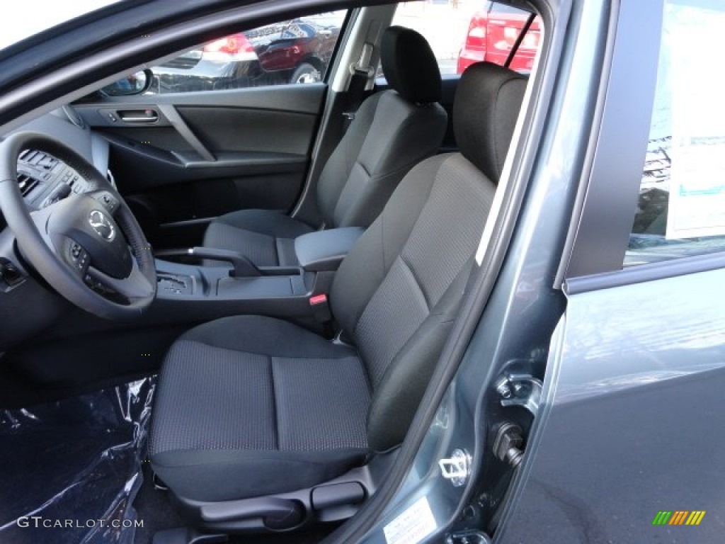 Black Interior 2012 Mazda MAZDA3 i Touring 4 Door Photo #57757301