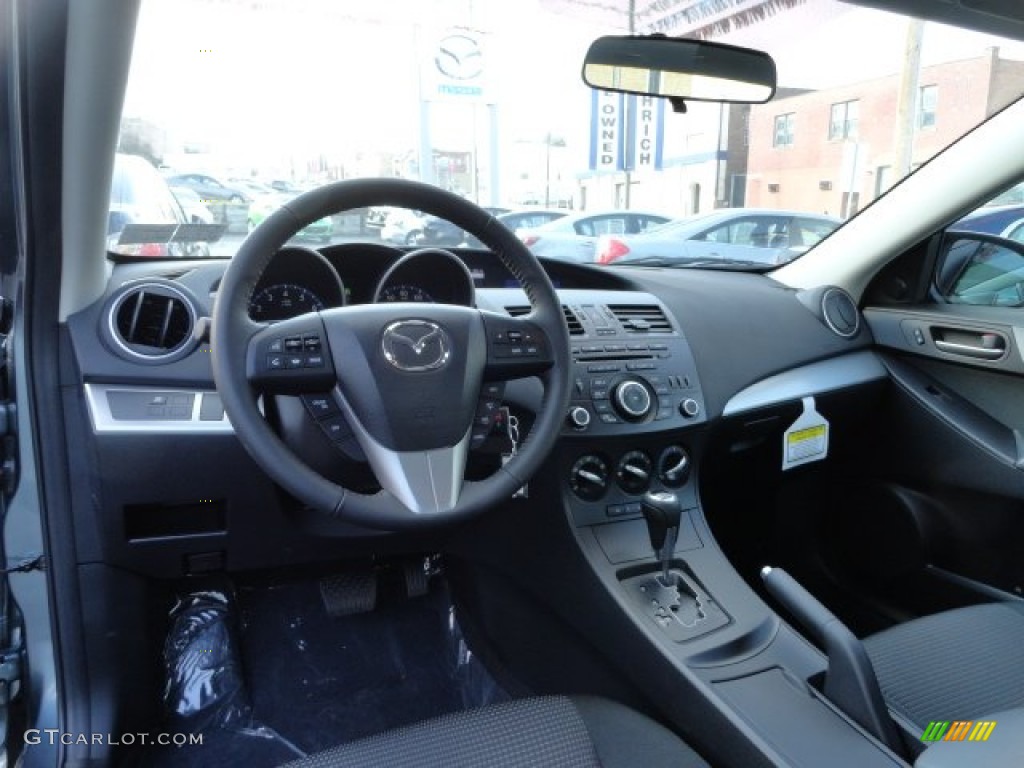 2012 Mazda MAZDA3 i Touring 4 Door Black Dashboard Photo #57757316