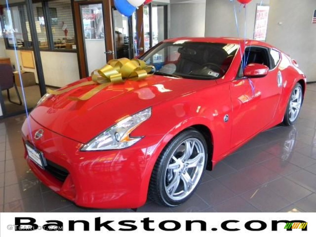 2011 370Z Sport Touring Coupe - Solid Red / Black photo #1