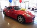 2011 Solid Red Nissan 370Z Sport Touring Coupe  photo #2