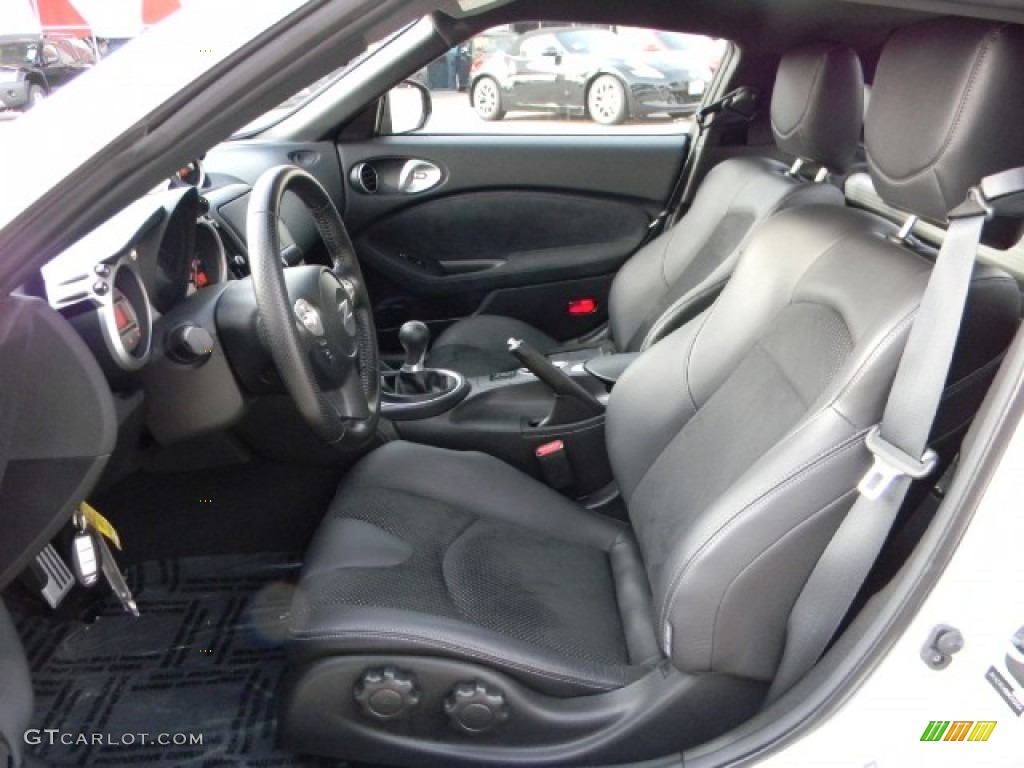 Black Interior 2011 Nissan 370Z Sport Touring Coupe Photo #57757583