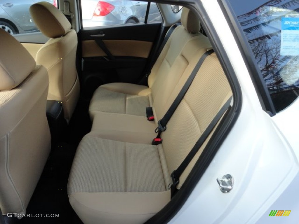 Dune Beige Interior 2012 Mazda MAZDA3 i Touring 5 Door Photo #57758231