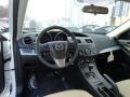 2012 Mazda MAZDA3 Dune Beige Interior Dashboard Photo