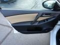 2012 Mazda MAZDA3 Dune Beige Interior Door Panel Photo