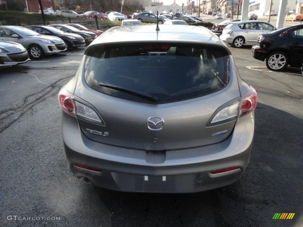 2012 MAZDA3 i Touring 5 Door - Liquid Silver Metallic / Black photo #4