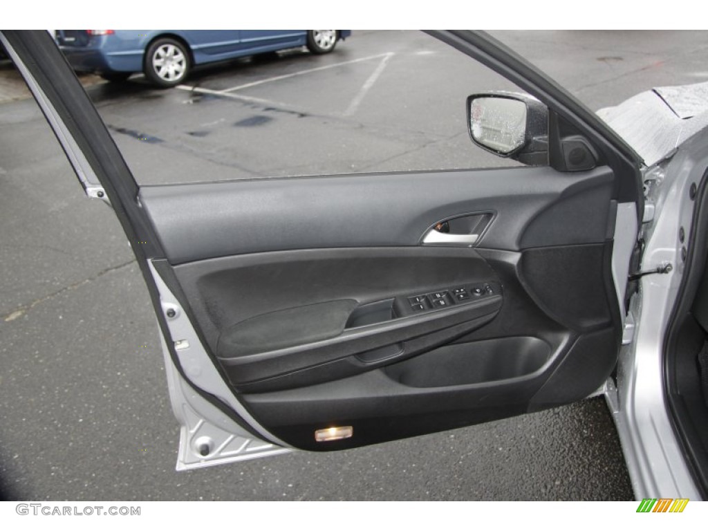 2009 Honda Accord LX-P Sedan Black Door Panel Photo #57758987