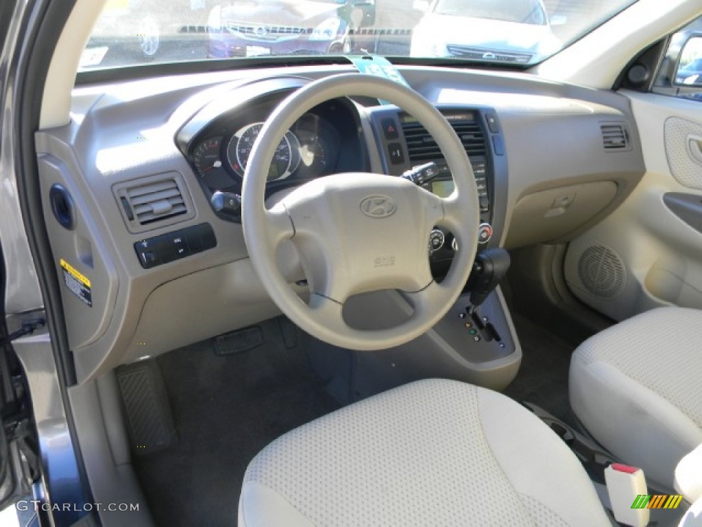Beige Interior 2009 Hyundai Tucson GLS Photo #57759686