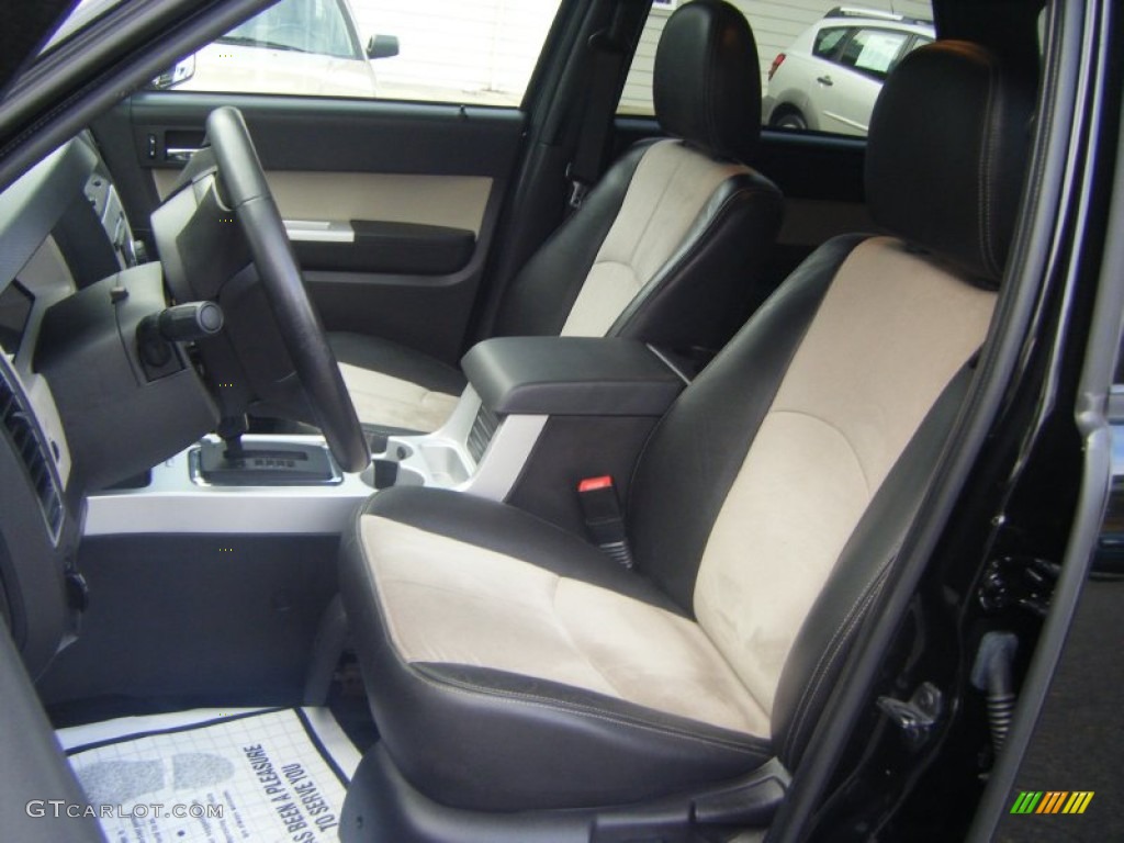 Black Leather/Stone Alcantara Interior 2009 Mercury Mariner Premier Photo #57762447