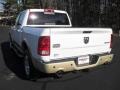 2012 Bright White Dodge Ram 1500 Laramie Longhorn Crew Cab 4x4  photo #3