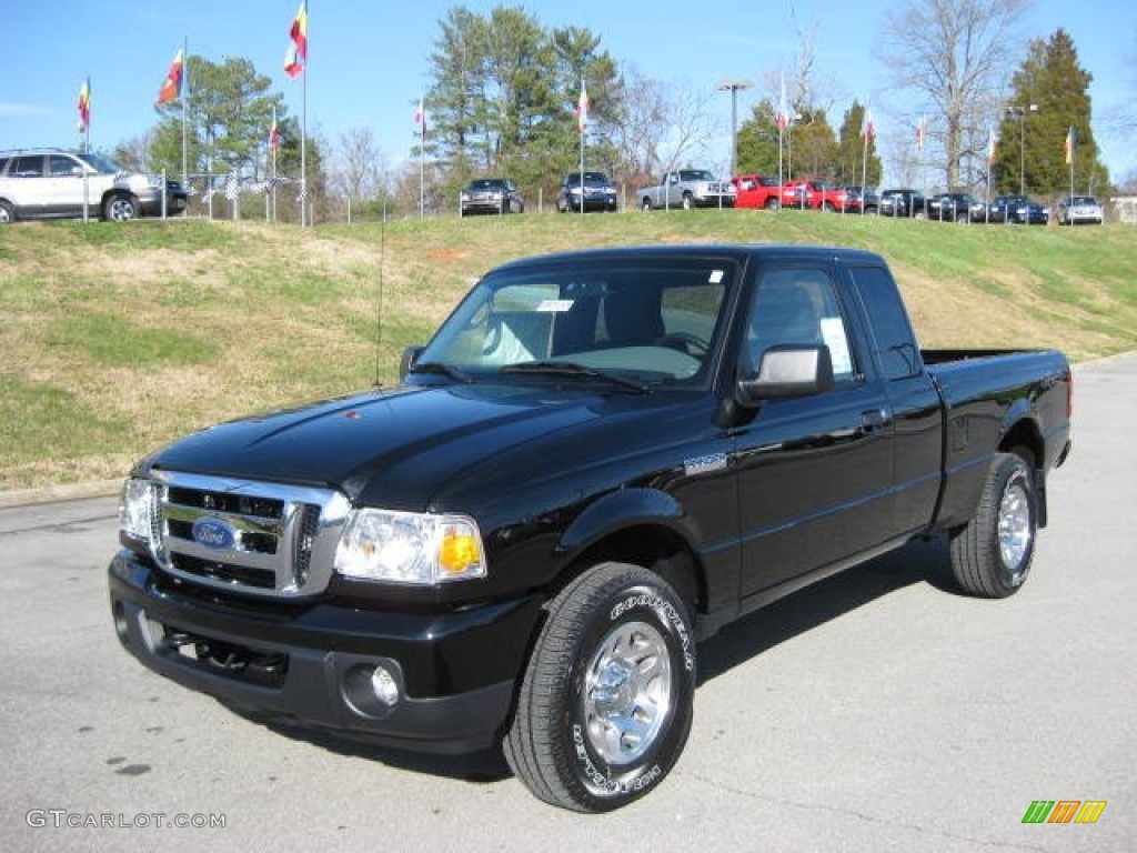 2011 Ranger XLT SuperCab 4x4 - Black / Medium Dark Flint photo #3