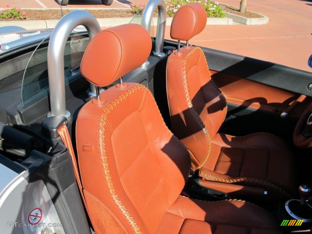Amber Red Interior 2002 Audi TT 1.8T quattro Roadster Photo #57763671