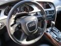 Black 2009 Audi A4 2.0T quattro Avant Steering Wheel