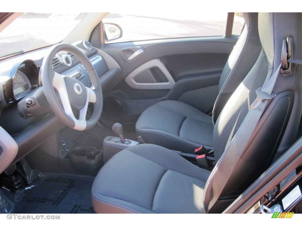 2012 fortwo pure coupe - Light Blue Metallic / Plain Black photo #4