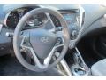 Black 2012 Hyundai Veloster Standard Veloster Model Steering Wheel