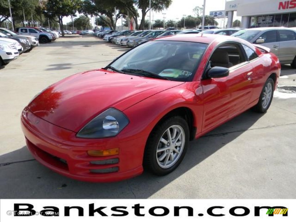 2001 Eclipse GS Coupe - Saronno Red / Tan photo #1