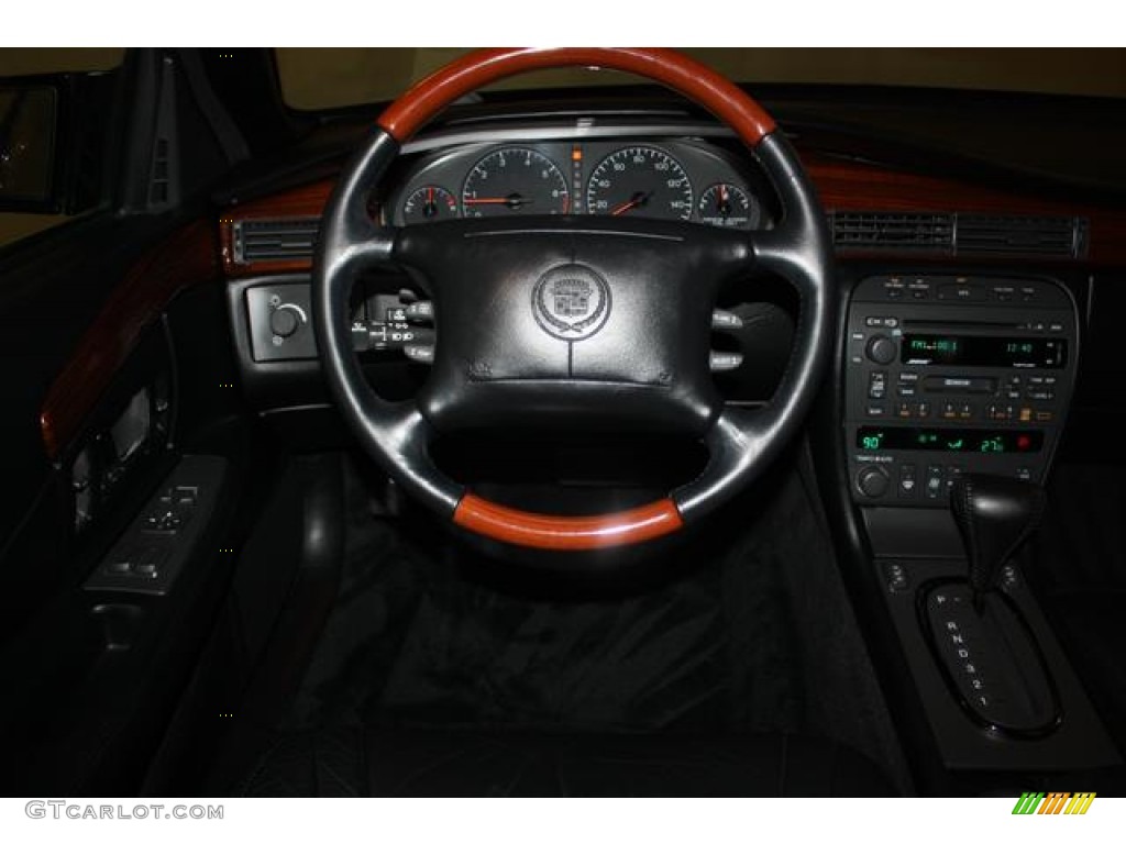 2000 Cadillac Eldorado ESC Black Steering Wheel Photo #57765165