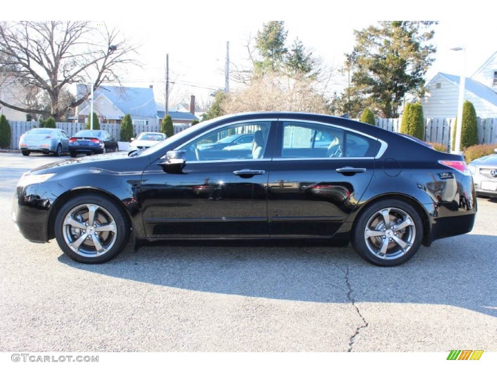 Crystal Black Pearl 2011 Acura TL 3.7 SH-AWD Technology Exterior Photo #57765396