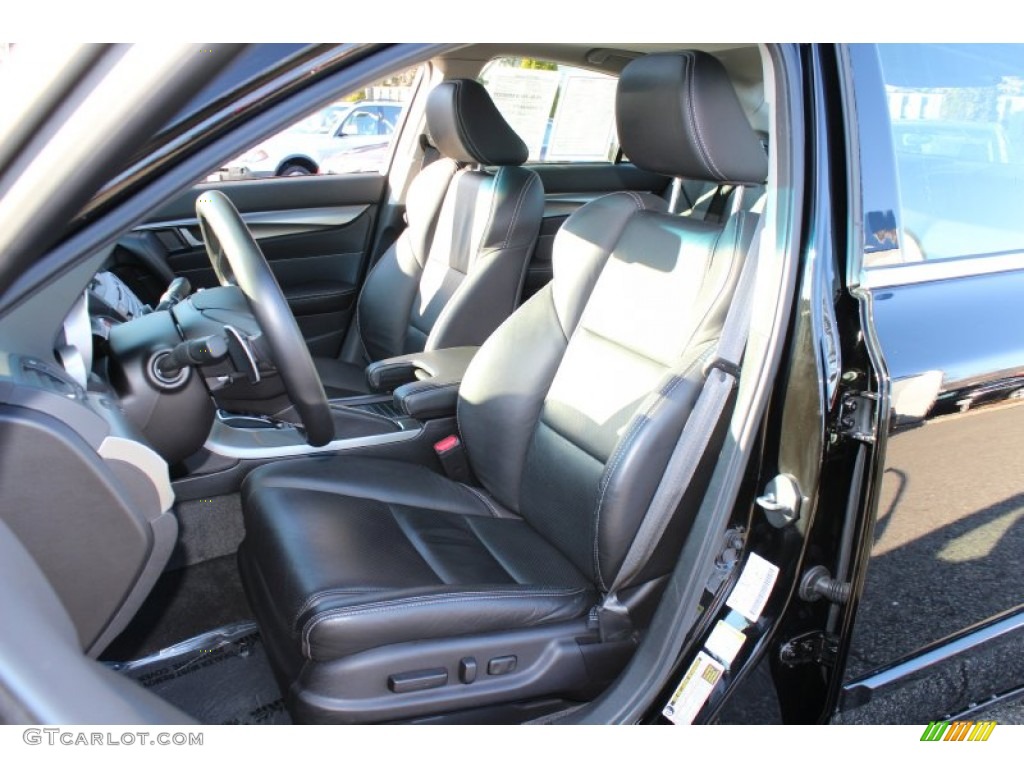 Ebony Black Interior 2011 Acura TL 3.7 SH-AWD Technology Photo #57765432