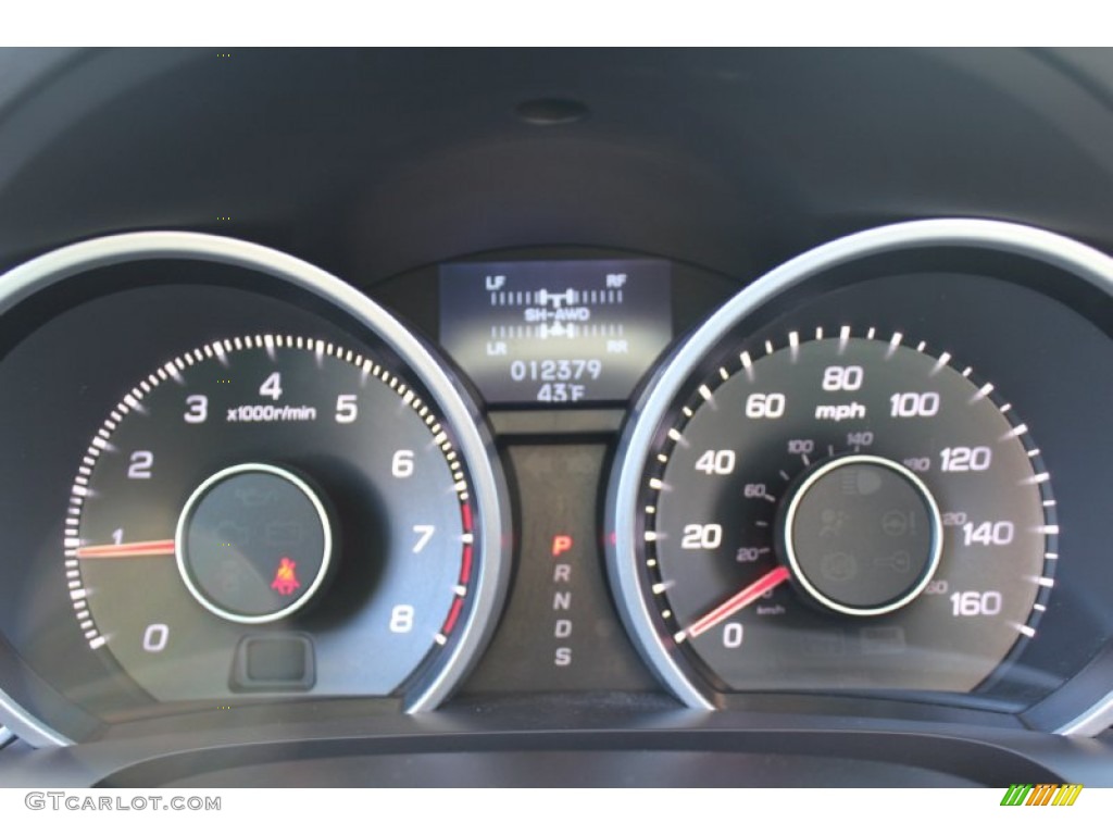 2011 Acura TL 3.7 SH-AWD Technology Gauges Photo #57765464