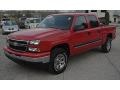 2006 Victory Red Chevrolet Silverado 1500 LS Crew Cab 4x4  photo #1