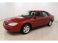 2001 Toreador Red Metallic Ford Taurus SES  photo #3