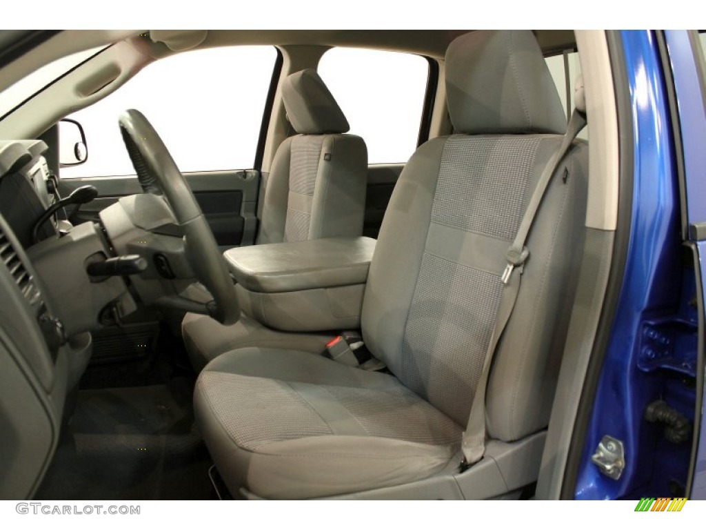 2007 Ram 1500 Big Horn Edition Quad Cab 4x4 - Electric Blue Pearl / Medium Slate Gray photo #10