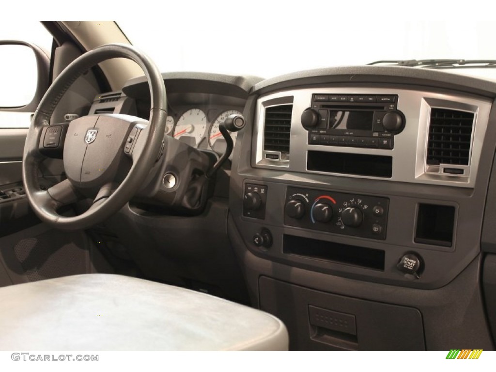 2007 Ram 1500 Big Horn Edition Quad Cab 4x4 - Electric Blue Pearl / Medium Slate Gray photo #20