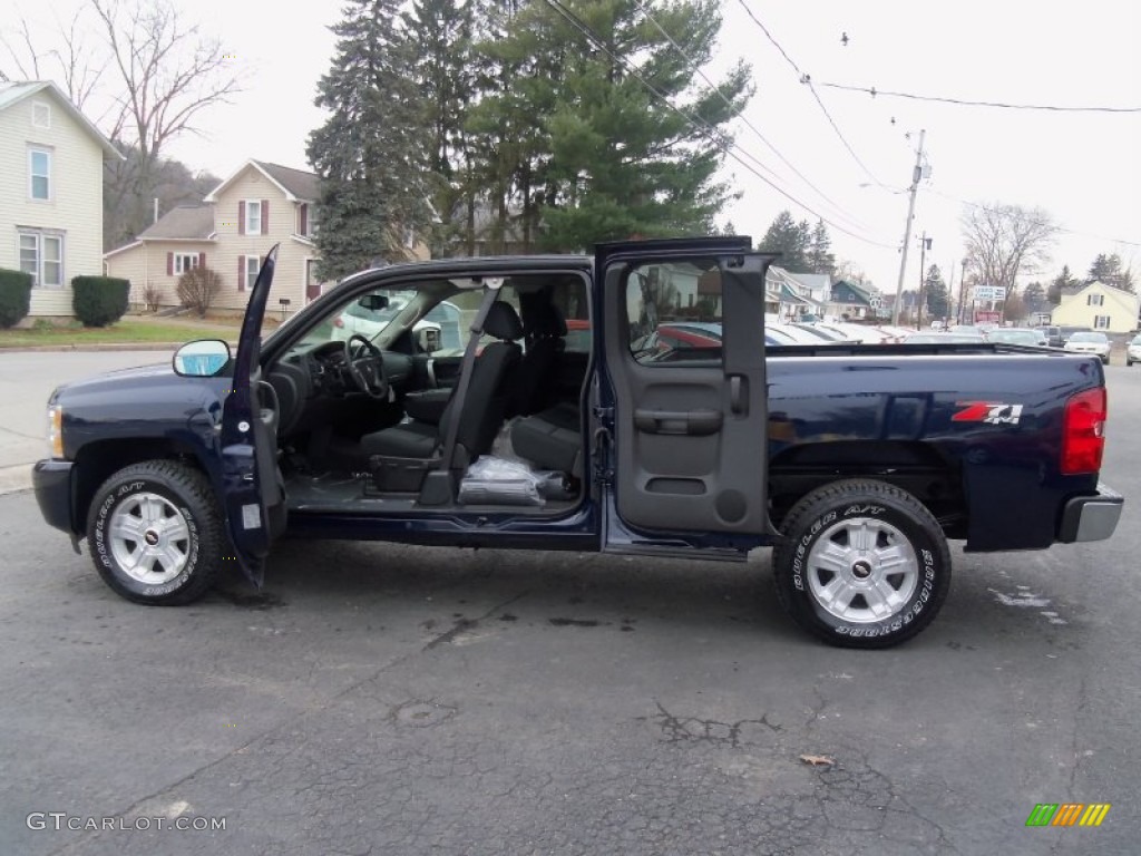 2011 Silverado 1500 LT Extended Cab 4x4 - Imperial Blue Metallic / Ebony photo #9