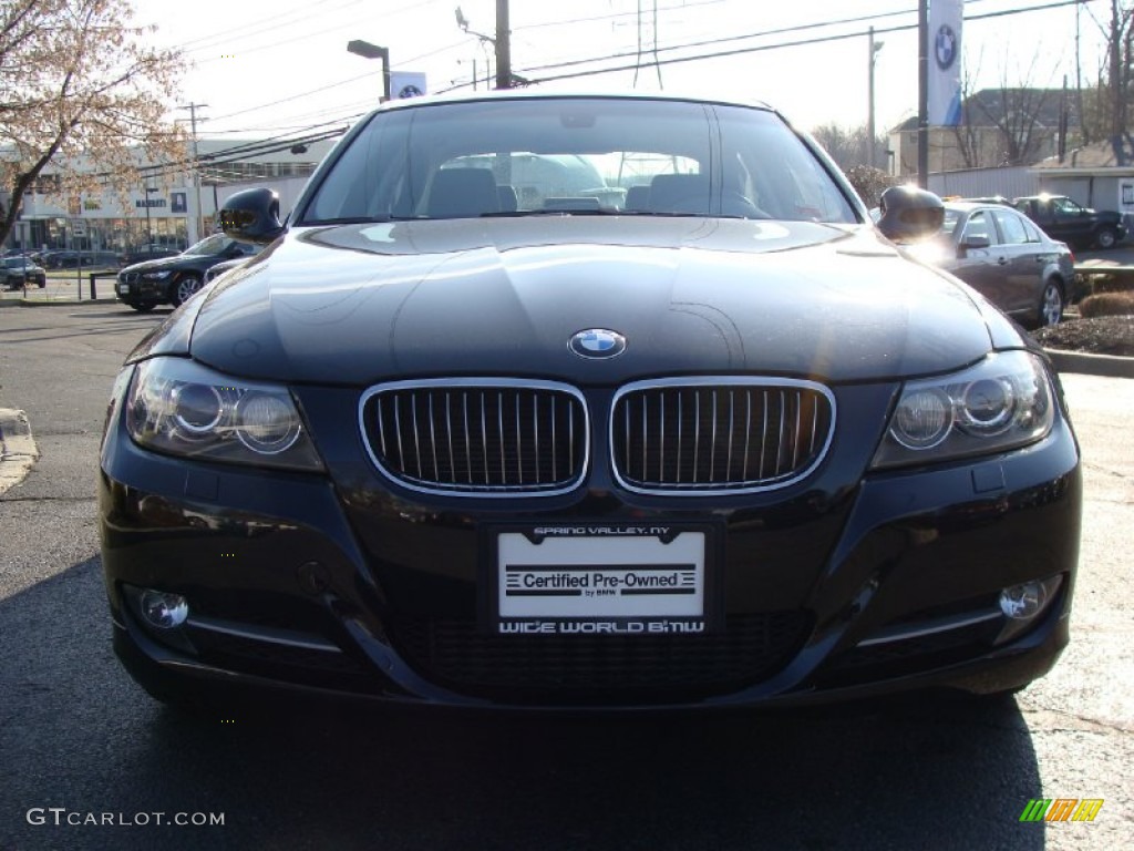 2009 3 Series 335xi Sedan - Black Sapphire Metallic / Black photo #2