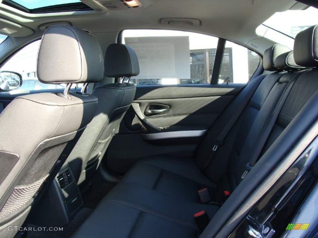 2009 3 Series 335xi Sedan - Black Sapphire Metallic / Black photo #8