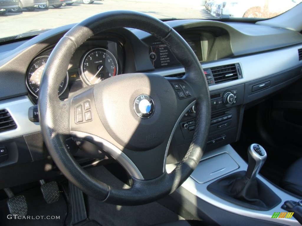 2009 3 Series 335xi Sedan - Black Sapphire Metallic / Black photo #12