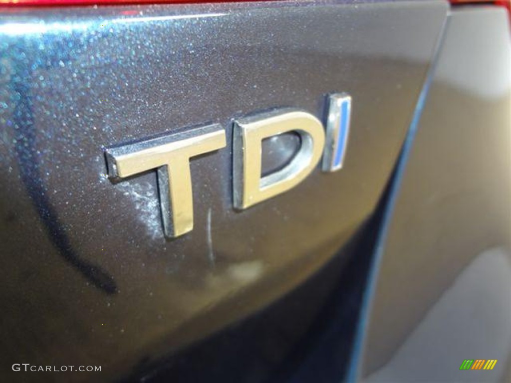 2009 Jetta TDI Sedan - Blue Graphite Metallic / Anthracite photo #12