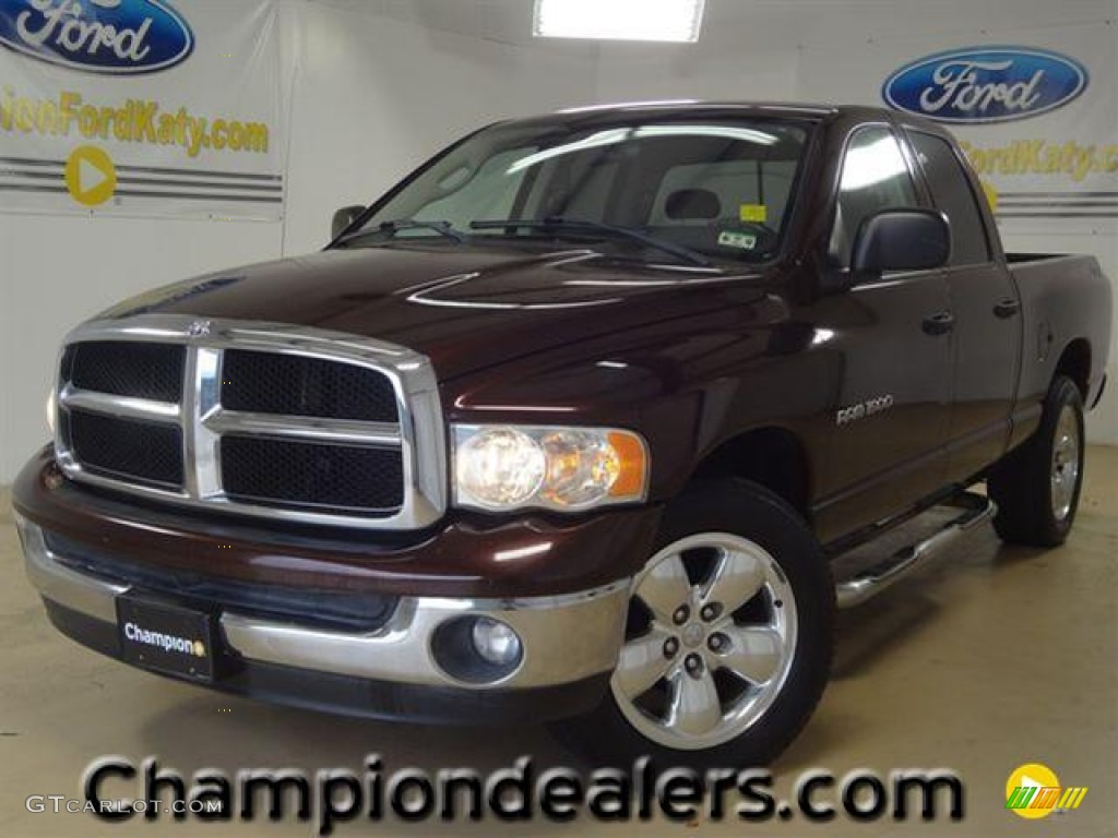 2005 Ram 1500 SLT Quad Cab - Deep Molten Red Pearl / Dark Slate Gray photo #1