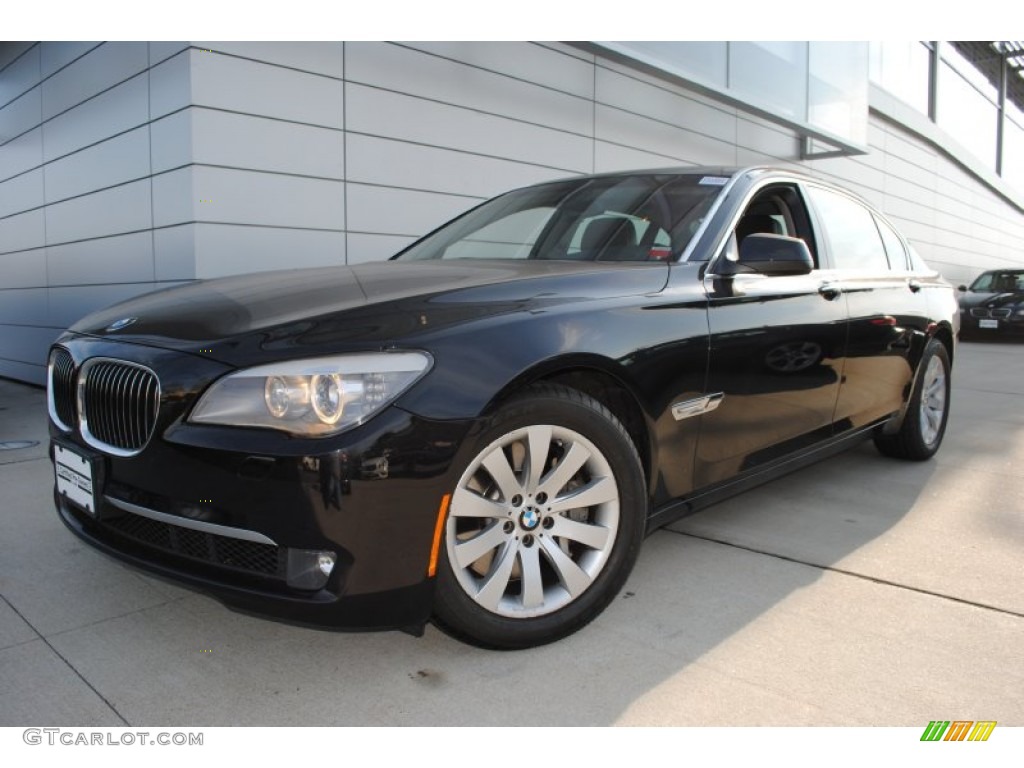 2009 7 Series 750Li Sedan - Black Sapphire Metallic / Black Nappa Leather photo #1