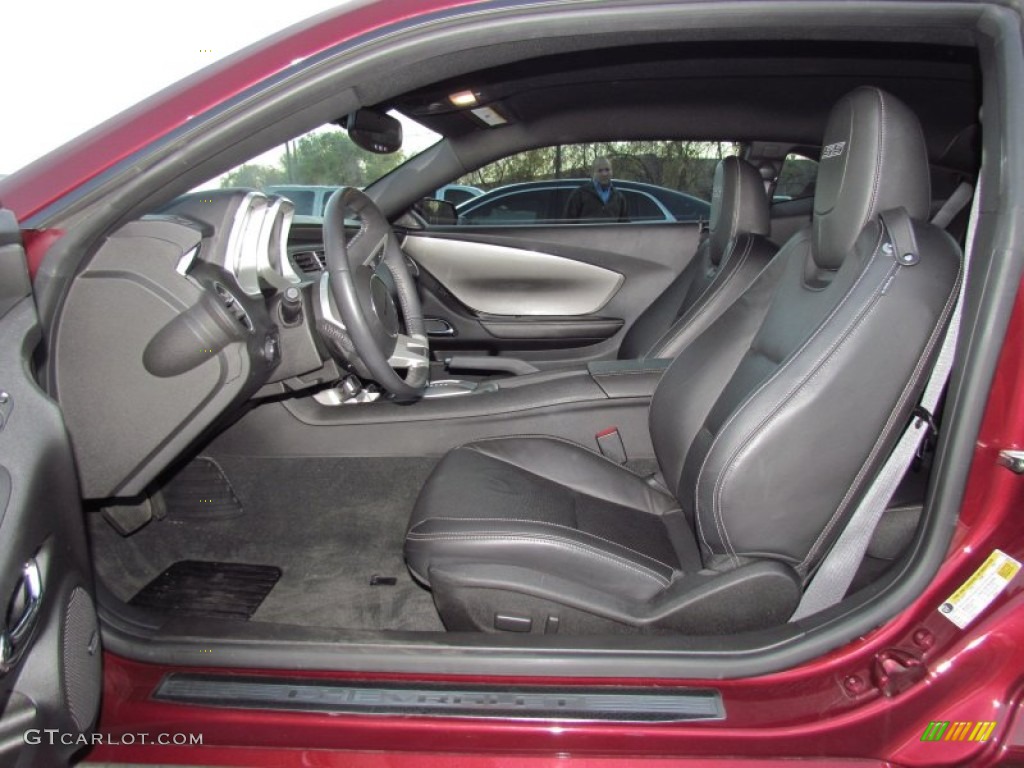 Black Interior 2010 Chevrolet Camaro SS/RS Coupe Photo #57772428