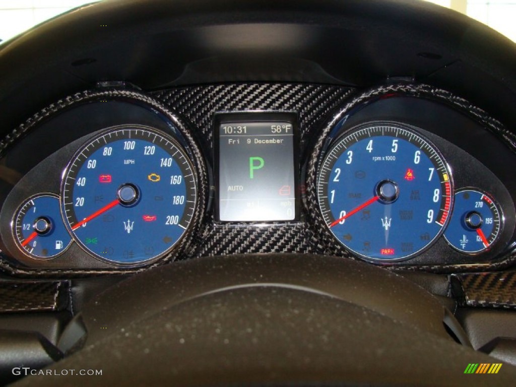 2012 Maserati GranTurismo MC Coupe Gauges Photo #57772800