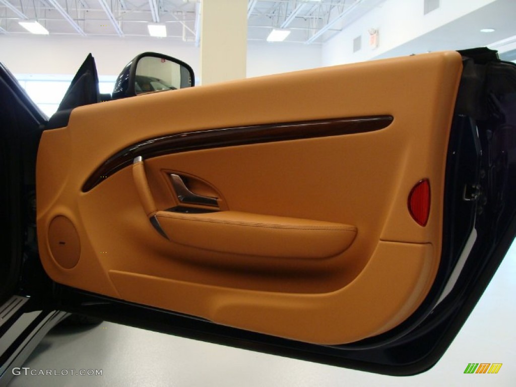 2012 Maserati GranTurismo Convertible GranCabrio Cuoio Door Panel Photo #57772896