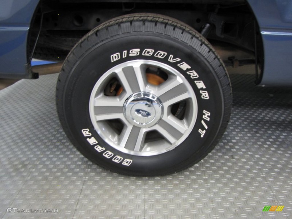 2006 F150 XLT SuperCrew 4x4 - Medium Wedgewood Blue Metallic / Medium/Dark Flint photo #23