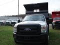 Oxford White - F550 Super Duty XL Regular Cab 4x4 Dump Truck Photo No. 3