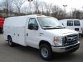 2012 Oxford White Ford E Series Cutaway E350 Commercial Utility Truck  photo #4