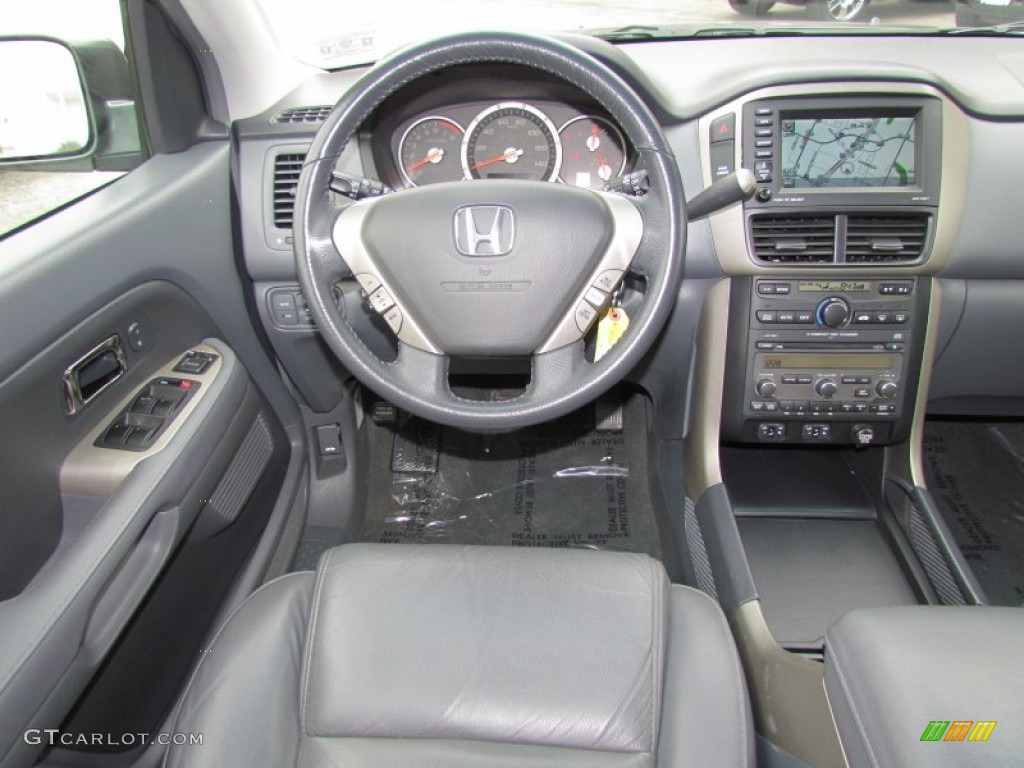 2008 Honda Pilot EX-L Gray Dashboard Photo #57774486
