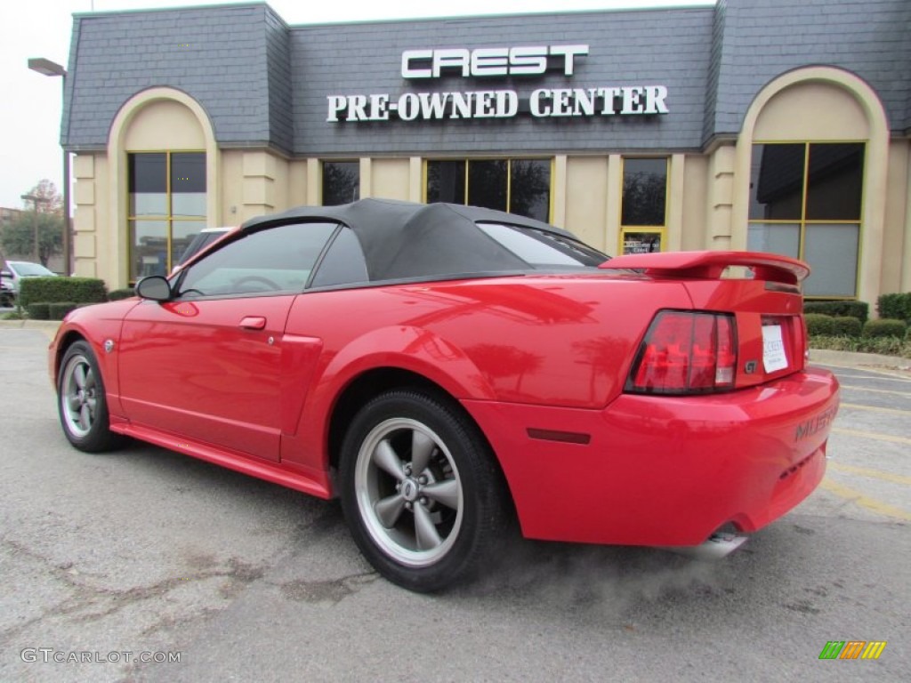 2004 Mustang GT Convertible - Torch Red / Medium Graphite photo #2