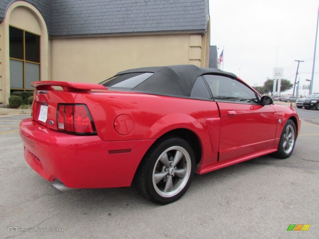 2004 Mustang GT Convertible - Torch Red / Medium Graphite photo #3
