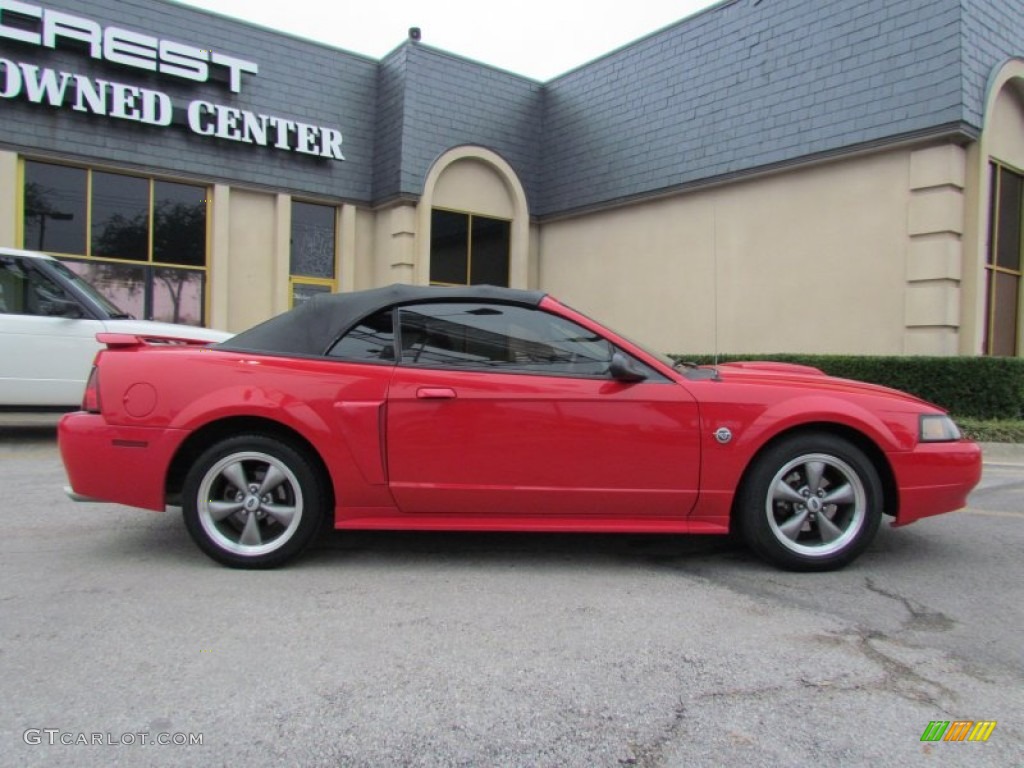 2004 Mustang GT Convertible - Torch Red / Medium Graphite photo #4
