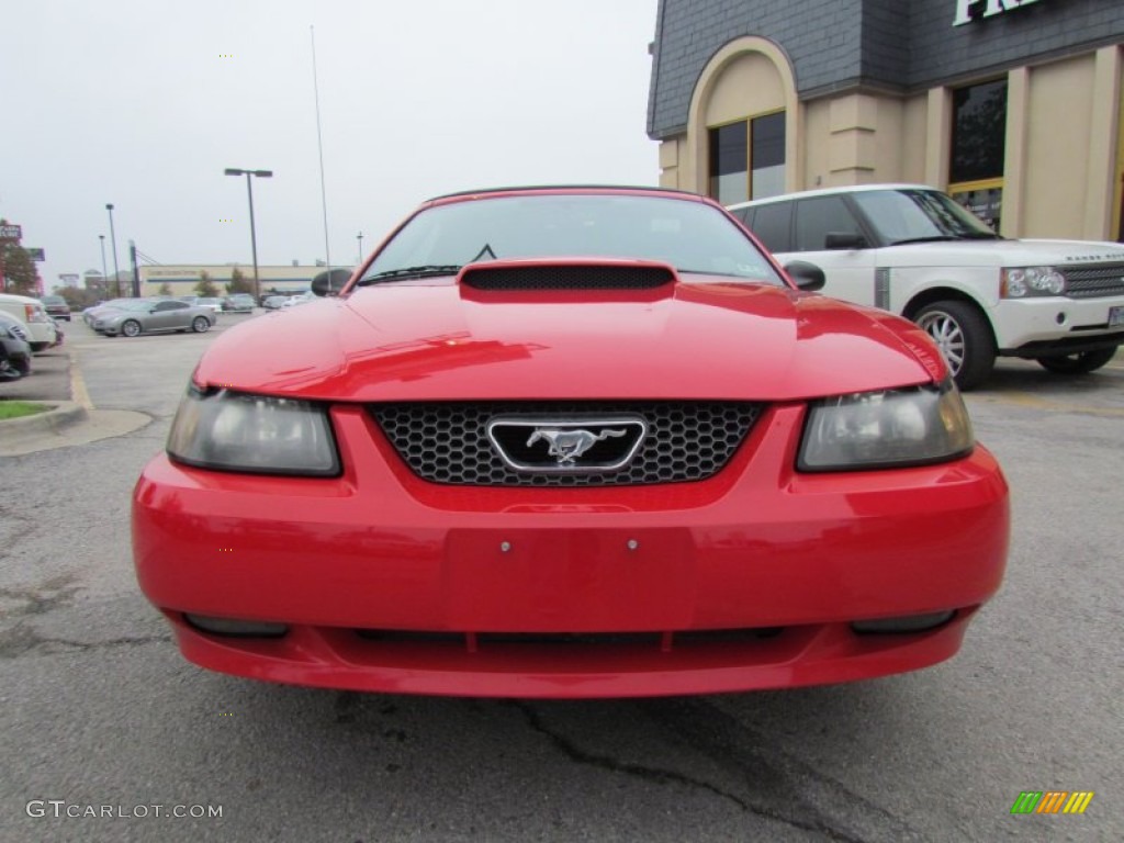 2004 Mustang GT Convertible - Torch Red / Medium Graphite photo #6
