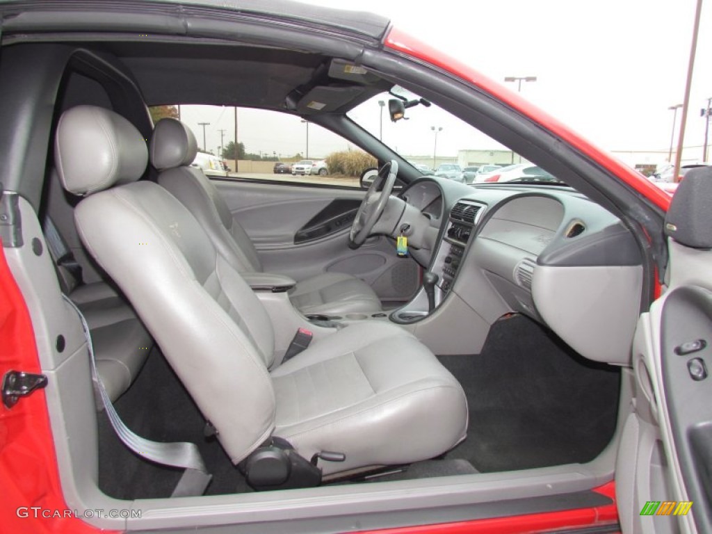 Medium Graphite Interior 2004 Ford Mustang GT Convertible Photo #57774609