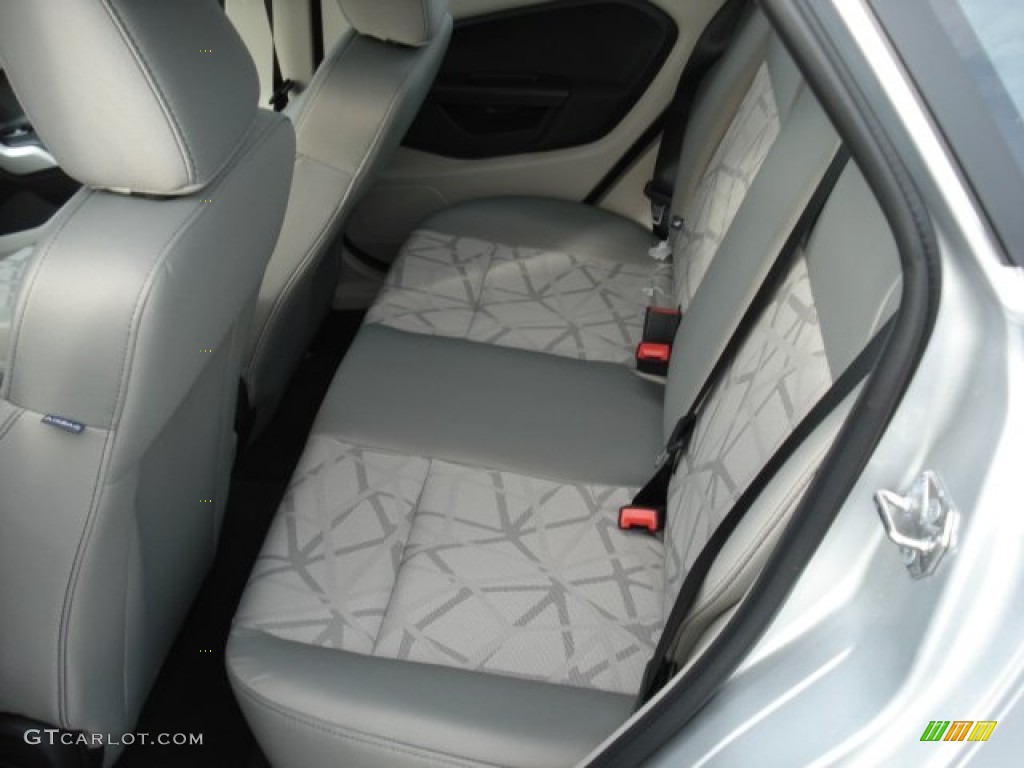 Light Stone/Charcoal Black Interior 2012 Ford Fiesta SE Sedan Photo #57774792