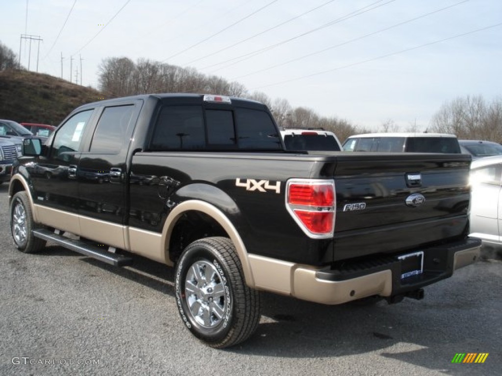 Tuxedo Black Metallic 2012 Ford F150 Lariat SuperCrew 4x4 Exterior Photo #57775206