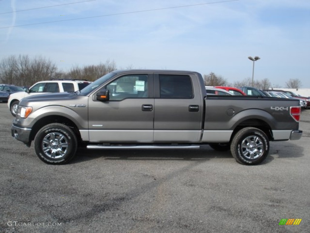 Sterling Gray Metallic 2012 Ford F150 XLT SuperCrew 4x4 Exterior Photo #57775437