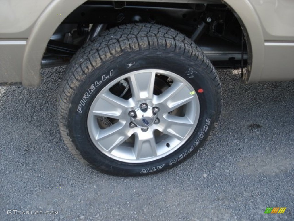 2012 Ford F150 Lariat SuperCrew 4x4 Wheel Photo #57775542